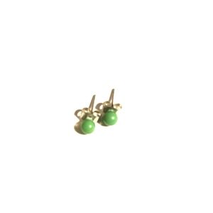 Green earring